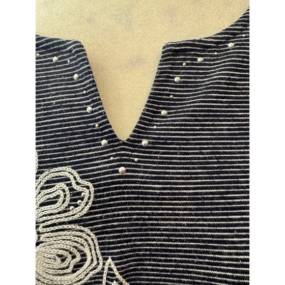 Alfred Dunner 3/4 Length Sleeve Floral Top - Size PM - Picture 5 of 8